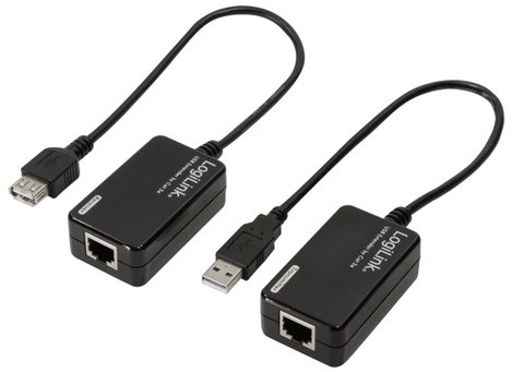 USB 2.0 jeltovábbító 60 m-ig, LogiLink UA0021D
