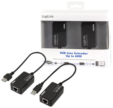 USB 2.0 jeltovábbító 60 m-ig, LogiLink UA0021D 7. kép