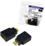 HDMI átalakító adapter, 1x mini HDMI C dugó - 1x HDMI aljzat, aranyozott, fekete, LogiLink 2. bélyegkép