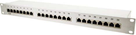 12 portos CAT6 patch panel, 25,4 cm, LogiLink NP0041 2. kép
