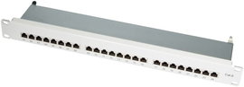 24 portos CAT6 patch panel, 48,3 cm, LogiLink NP0040