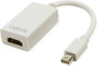 DisplayPort - HDMI átalakító adapter, 1x mini DisplayPort dugó - 1x HDMI aljzat, fehér, LogiLink bélyegkép