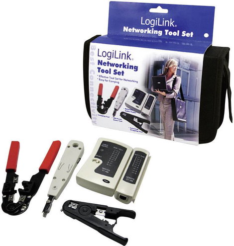Hálózati kábel szerelő készlet, UTP krimpelő készlet LogiLink WZ0012 2. kép