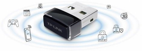 Nano WLAN stick USB 2.0 150 MBit/s, 2.4 GHz, TP-LINK WN725N 6. kép