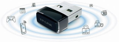Nano WLAN stick USB 2.0 150 MBit/s, 2.4 GHz, TP-LINK WN725N 8. kép