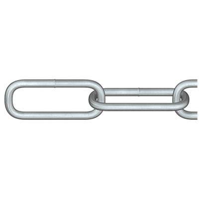 dörner + helmer 171888 Kerekacél lánc Ezüst Acél Galvanikusan cinkezett 30 m 2. kép