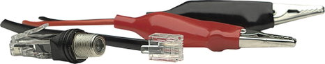 Vezetékvizsgáló kábelteszter és hanggenerátoros vezetékkereső RJ11,RJ45, koax F csatlakozóval Intell 4. kép