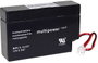 multipower PB-12-0,8-JST Ólomakku 12 V 0.8 Ah Ólom-vlies (AGM) (Sz x Ma x Mé) 96 x 62 x 25 mm JST du bélyegkép
