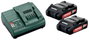 Metabo Basic-Set 2 x 2.0 Ah 685161000 Szerszám akku 18 V 2.0 Ah Lítiumion bélyegkép