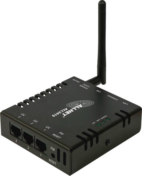 Allnet ALL3419 WLAN USB-s szerver LAN (10/100 MBit/s), RJ45, USB 2.0