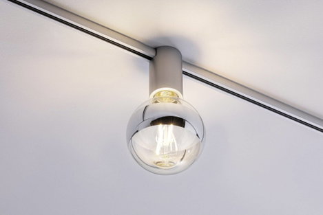 Paulmann Socket Mennyezeti lámpa URail E27 Króm (matt) 2. kép