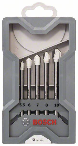 Bosch Accessories Expert for Ceramic 2608587170 Üveg- és csempefúró 5 részes Hengeres befogószár 1 k 2. kép