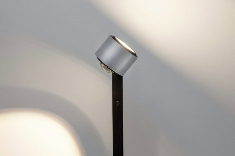 LED-es állólámpa 17 W, alumínium (csiszolt)/fekete, Paulmann Aldan 79717 9. kép