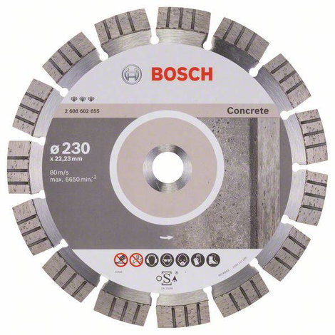 Bosch Accessories 2608602655 Bosch Power Tools Gyémánt bevonatú vágótárcsa Ø 230 mm 1 db