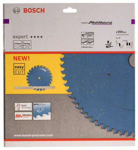 Bosch Accessories Expert for Laminated Panel 2608642528 Körfűrészlap 254 x 30 x 2.4 mm Fogak száma ( 2. kép