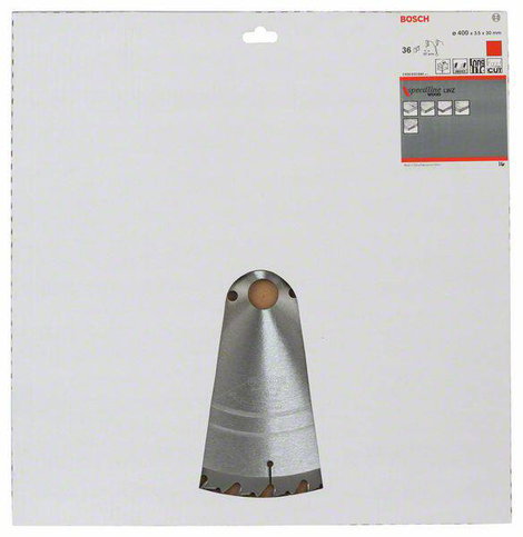 Bosch Accessories Standard for Wood Speed 2608640684 Keményfém körfűrészlap 400 x 30 x 3.5 mm Fogak  2. kép