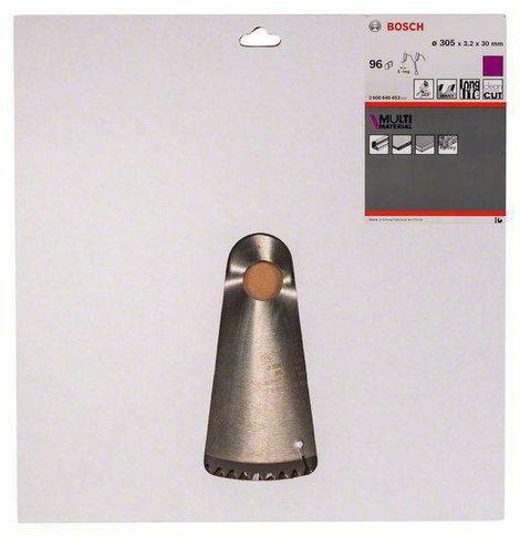 Bosch Accessories Multi Material 2608640453 Keményfém körfűrészlap 305 x 30 x 3.2 mm Fogak száma (co 2. kép