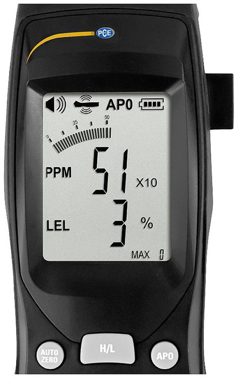 Gázszivárgás detektor, PCE Instruments PCE-GA 12 2. kép