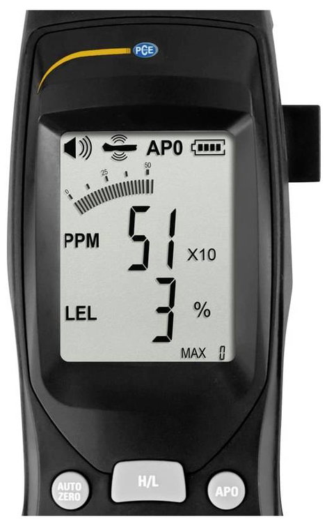Gázszivárgás detektor, PCE Instruments PCE-GA 12 4. kép