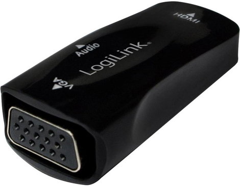 LogiLink CV0108 Átalakító [1x HDMI alj - 1x VGA alj] Fekete 4. kép