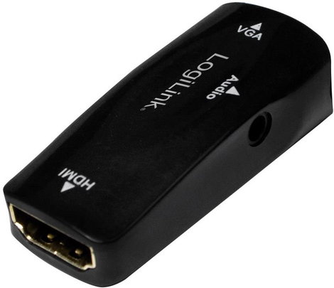 LogiLink CV0108 Átalakító [1x HDMI alj - 1x VGA alj] Fekete 5. kép
