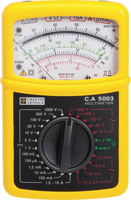 Chauvin Arnoux C.A 5003 Kézi multiméter analóg CAT III 600 V