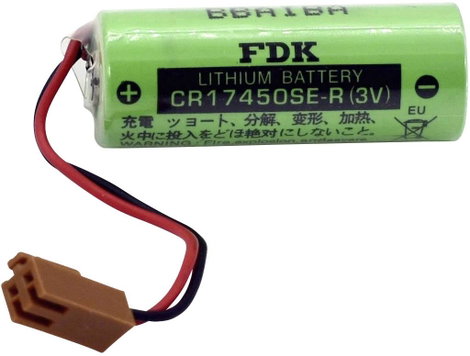 Beltrona Fanuc 16i 18i 21i Speciális elem Dugó Lítium 3 V 2500 mAh 1 db