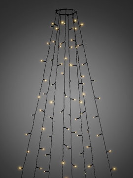 Konstsmide 6521-870 LED-es karácsonyfa fényfüzér, alkalmazás vezérléssel Kültérre EEK: E (A - G) Hál