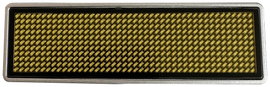 LED-es névtábla Narancs 44 x 11 Pixel (Sz x Ma x Mé) 93 x 30 x 6 mm 125912