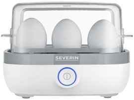 Severin EK 3164 Tojásfőző Mérőpohárral, Tojáskiszúróval, BPA mentes Fehér, Szürke
