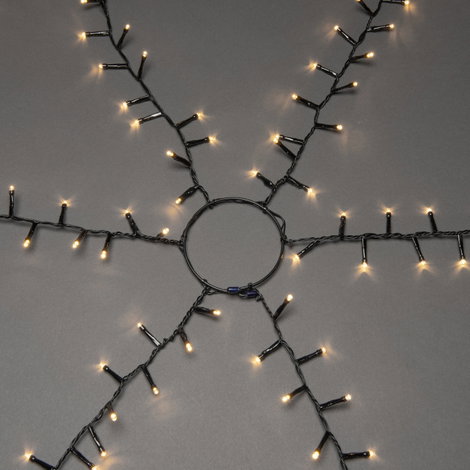 Konstsmide 6651-100 LED-es karácsonyfa fényfüzér Kültérre EEK: E (A - G) Hálózatról üzemeltetett Fén