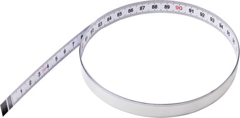 WF1 Mérőszalag Öntapadó 100 cm acél nyersanyag
