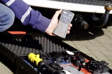 Professzionális rádió pótkocsi teszt eset 12 + 24 volt 12 V, 24 V SecoRüt Wireless ControlCase 40410 17. kép