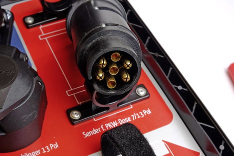Professzionális rádió pótkocsi teszt eset 12 + 24 volt 12 V, 24 V SecoRüt Wireless ControlCase 40410 2. kép
