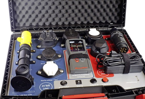 Professzionális rádió pótkocsi teszt eset 12 + 24 volt 12 V, 24 V SecoRüt Wireless ControlCase 40410 9. kép
