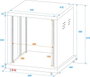 Omnitronic SR-19 19 collos rack 12 ME Acél Görgőkkel 5. bélyegkép