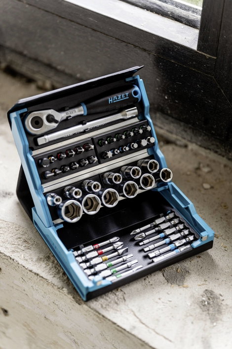 Hazet SmartCase 2200SC-2 Bit készlet 50 részes Belső hatlap, Egyeneshornyú, Kereszthornyú Phillips, 10. kép