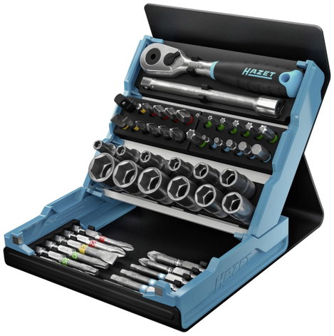 Hazet SmartCase 2200SC-2 Bit készlet 50 részes Belső hatlap, Egyeneshornyú, Kereszthornyú Phillips, 2. kép