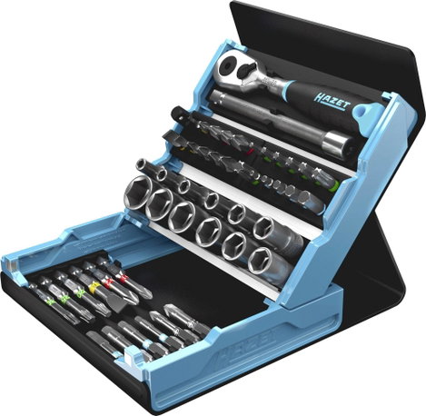 Hazet SmartCase 2200SC-2 Bit készlet 50 részes Belső hatlap, Egyeneshornyú, Kereszthornyú Phillips, 5. kép