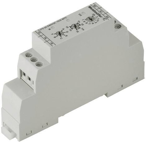 Weidmüller 2496190000 ITS 24-240VUC 1CO M7C Időrelé, előlapba építhető 1 db