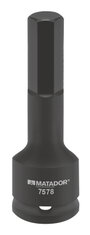 Matador Schraubwerkzeuge Matador 75780120 Belső hatlap Ütvefúró dugókulcs betét 12 mm 3/4 (20 mm) bélyegkép