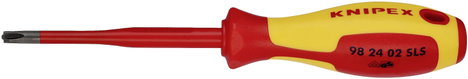 Knipex KNIPEX Plusz/mínusz csavarhúzó VDE Méret (csavarhúzó) PH 2 Penge hossz: 100 mm