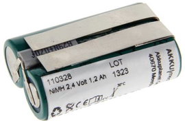 Akku Med Gyógyászati akku Megfelelő eredeti akku 4860 501.002 Eppendorf 2.4 V 1200 mAh