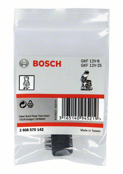 Bosch Accessories 2608570142 2608570142 Hüvelyanyával ellátott hüvely, 1/4 hüvelyk, Bosch peremes ma 2. kép