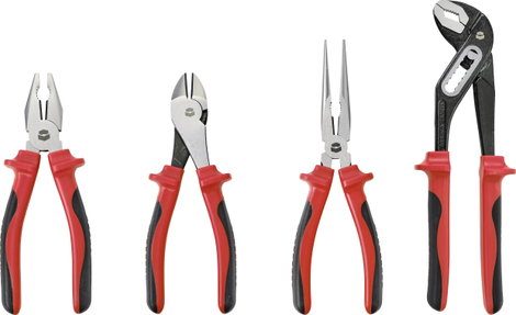 Profi műhelyfogó készlet, 4 részes, Toolcraft TO-7492839