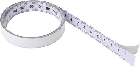 TO-7427325 Mérőszalag Öntapadó 200 cm Acél