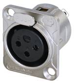 Rean AV RC3FDL XLR csatlakozó Alj, beépíthető Pólusszám: 3 1 db