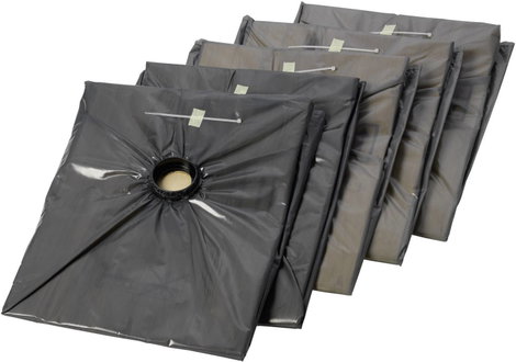 Nilfisk 107400233 Biztonsági szűrős zsák 5 részes készlet 5 db