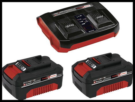 Einhell RASARRO 36/38 (2x4 Ah) Akku Fűnyíró Akkuval, Mulcsozó funkció 2 x 18 V Vágási szélesség (max 2. kép