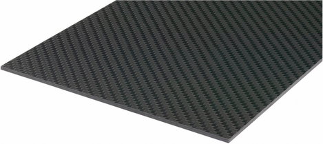 Carbotec Szénszálas előimpegrált lemez (H x Sz) 340 mm x 150 mm 1.5 mm
